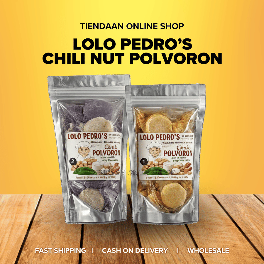 Lolo Pedro’s Chili Nut Polvoron – Sweet and Spicy Filipino Polvoron Snack